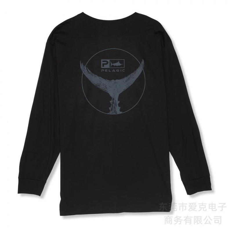 Mens Quick-Dry UV Protection Fishing Shirt UPF 50 Long Sleeve Breathable Performance Tee Outdoor Sports Cycling