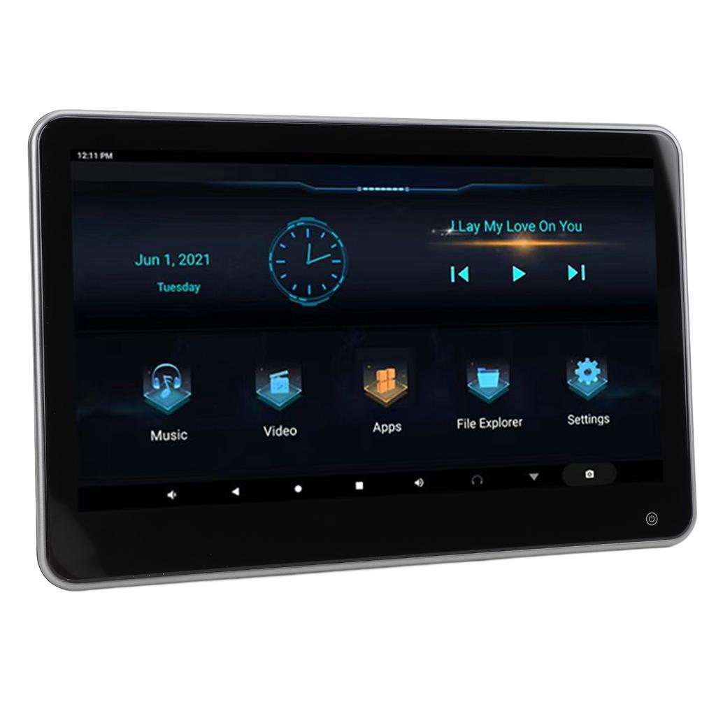 11,6-дюймовый монитор на подголовник автомобиля для Android 13, сенсорный экран, беспроводной доступ в Интернет, 8-ядерный процессор, планшет-монитор на подголовник