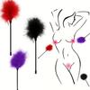 1pc Flirting Feather Whip Fun Stick Sex Toys Flirt Soft Flogger for Couples Tease Adult Game Sex Products Erotic Accessories