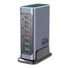 660 Вт GaN Зарядное устройство USB C Быстрое Настольное 8-портовая USB Type C PD Зарядная станция 3.0 USB Type C Быстрое Зарядное устройство для iPhone 17 16 Samsung