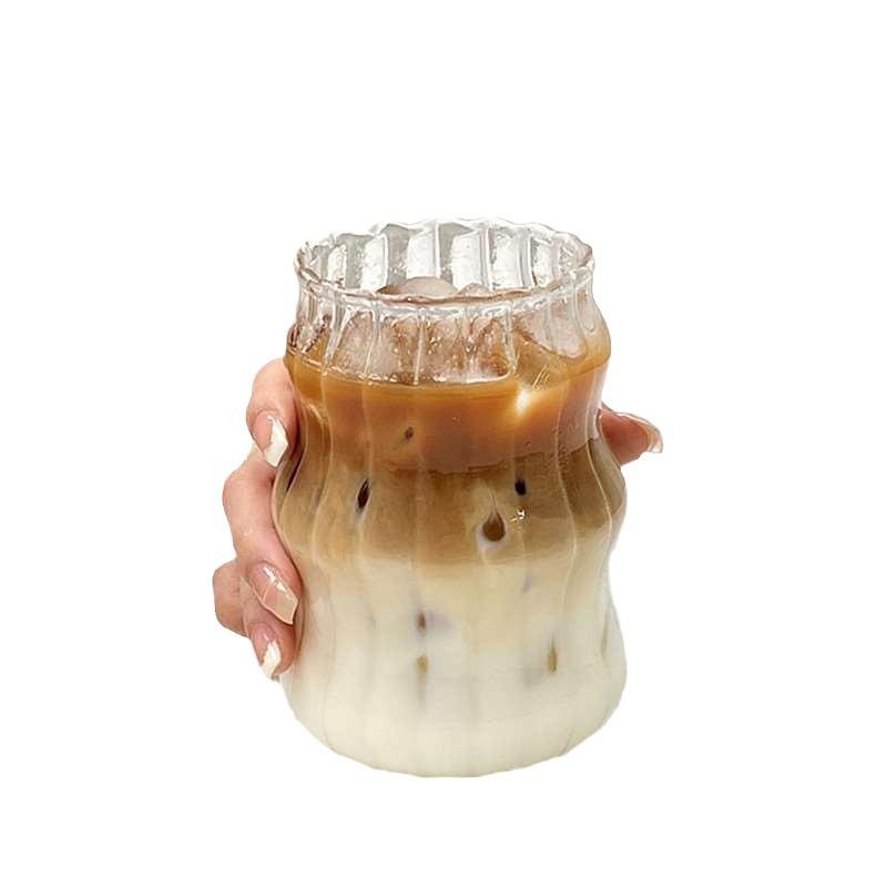 Кружка для кофе Chubby из высокоборосиликатного стекла, бытовая для девочек, для питья холодной воды и напитков с высокой термостойкостью, стакан для молочного чая, стакан для воды