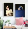 Всемирно известная картина, настенное искусство, фэнтези, холст, постеры и принты, фигурка, креативная настенная картина для украшения гостиной, без рамки