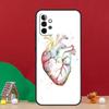Чехол-анатомия человеческого сердца для Samsung Galaxy A54 A06 A16 A26 A36 A56 A53 A32 A52 A33 A13 A55 A35 A15 A14 A34 A17