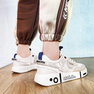 Мода Супер Большой Размер Очень Большие Размеры Женская Обувь Скейт Повседневные Кроссовки Оранжевый Белый Мокасины Спорт Импортеры Зарубежные