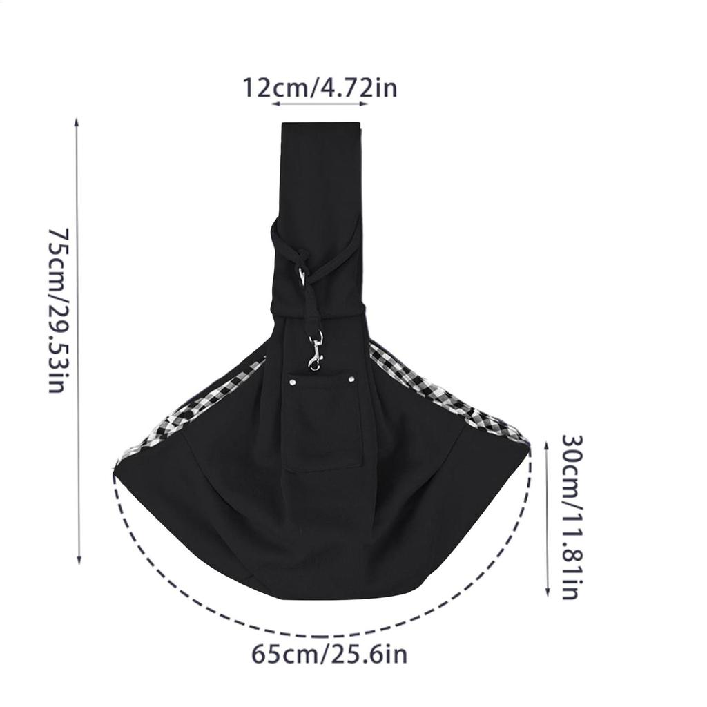 Dog Sling Bag Adjustable Pet Carrying Bag Hands Free Pet Carrier For Travel For Small Medium Kitten Puppy Outdoor Traveling