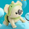 Electric Crawling Animal Toy with Music 0-1 Toddlers Boys Girls Educational Cartoon Monkey Koala Crawling Learning Recording Musical Interactive Toy