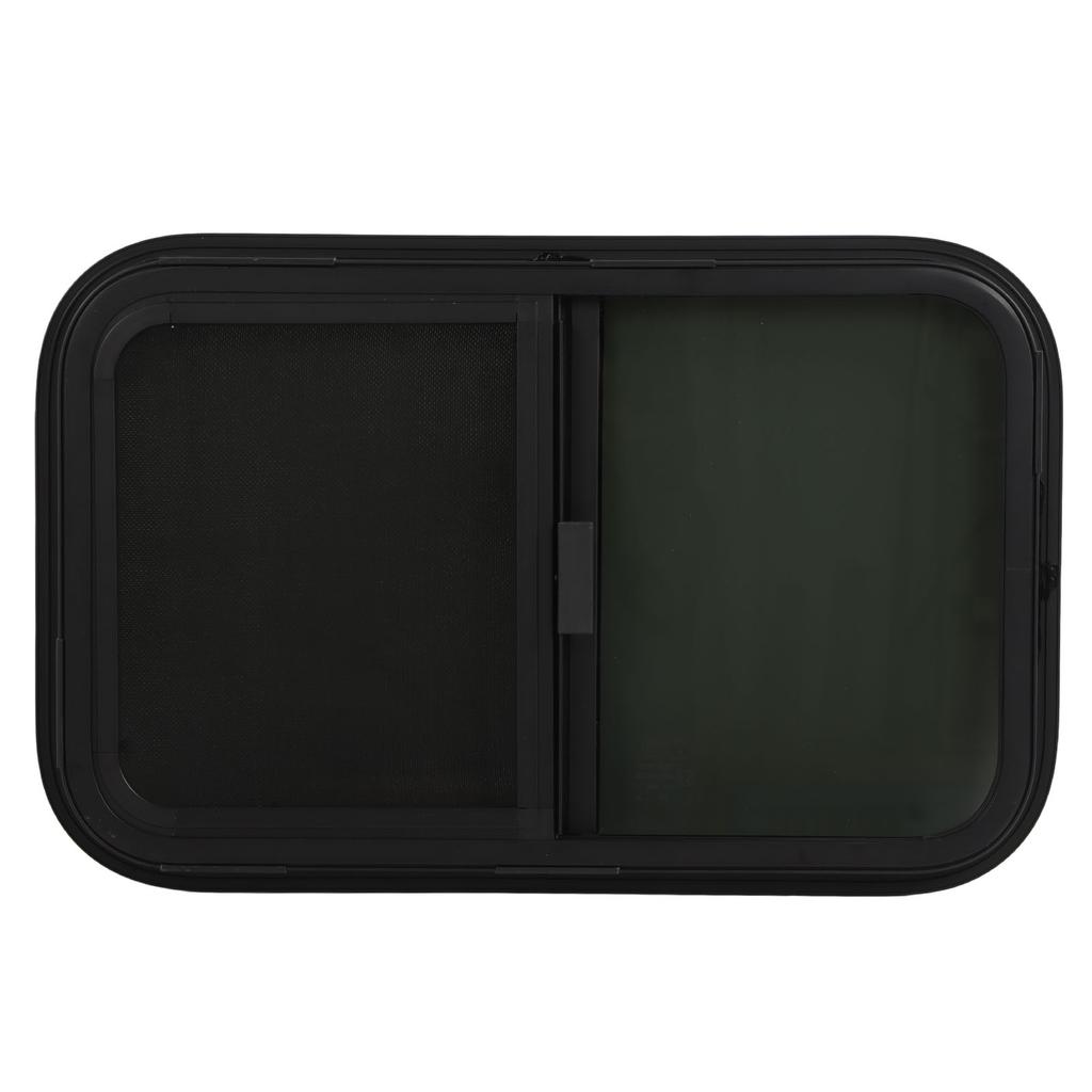 Окно для автофургона, горизонтальное, вертикальное, закругленное, с сеткой от насекомых, дренажное отверстие для автодома 645x415 мм