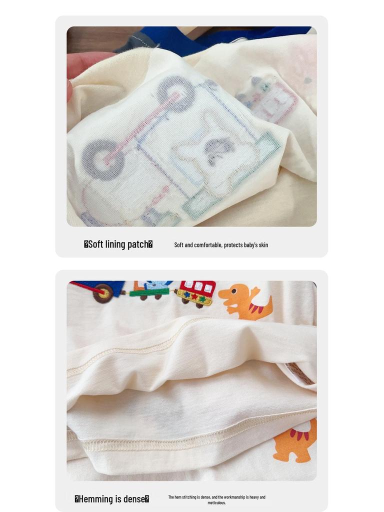 Children's Long-Sleeve Base Layer Top for Boys and Girls - New Autumn Style