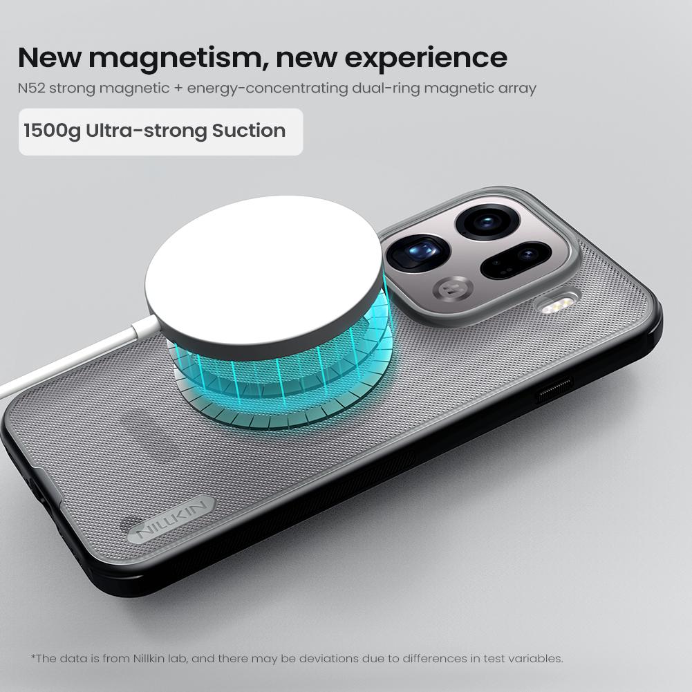 Чехол для телефона Nillkin For OPPO Find X9 Pro Find X9 Магнитный Super Frosted Shield Pro Защита от отпечатков пальцев Ударопрочная задняя крышка