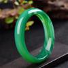 Натуральный зеленый нефритовый браслет, очаровательные украшения, модные аксессуары, амулет на удачу, подарки для женщин