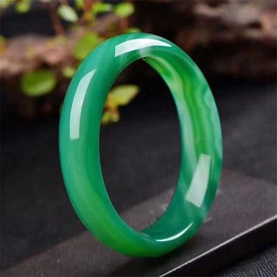 Натуральный зеленый нефритовый браслет, очаровательные украшения, модные аксессуары, амулет на удачу, подарки для женщин