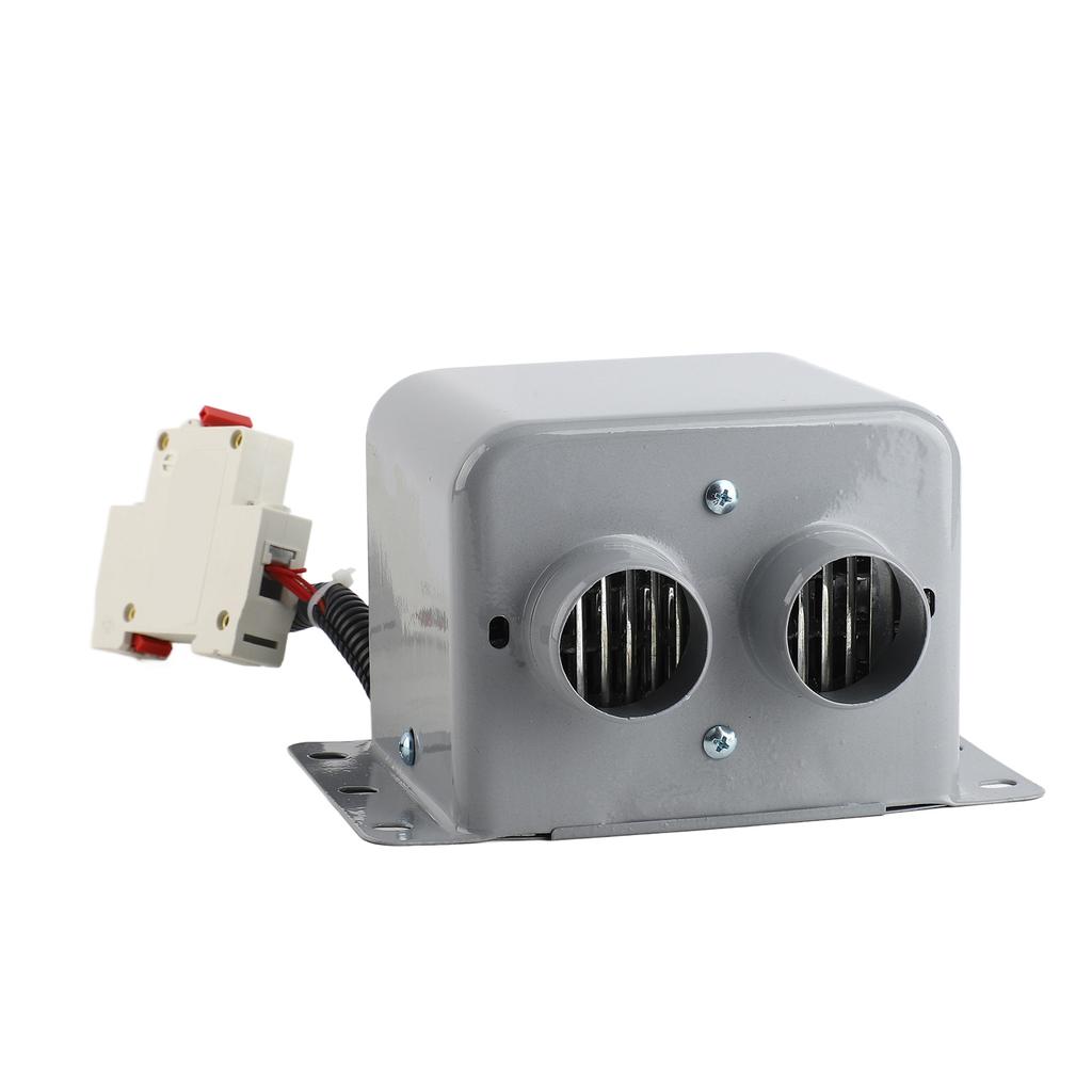 600-800W 2 Hole Car Electric Heater Winter Heating Fan Warmer Window Defroster Demister