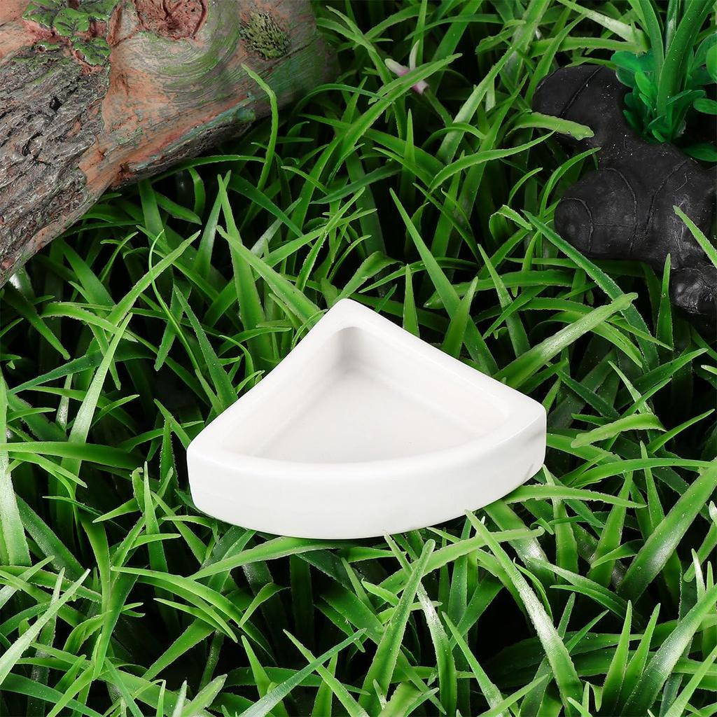 Kisangel Reptile Feeding 2 Также Может Использоваться В Качестве Поилки Для Разведения Амфибий Керамическая Миска Для Рептилий Миска, Части, Фонтан, Чехол, Аксессуары,