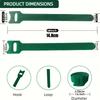11-111pc Self Adhesive Plant Cable Tie Reusable Cable Organizer Clips Adjustable Nylon Plant Tape  Multi-Purpose Fastening Ties