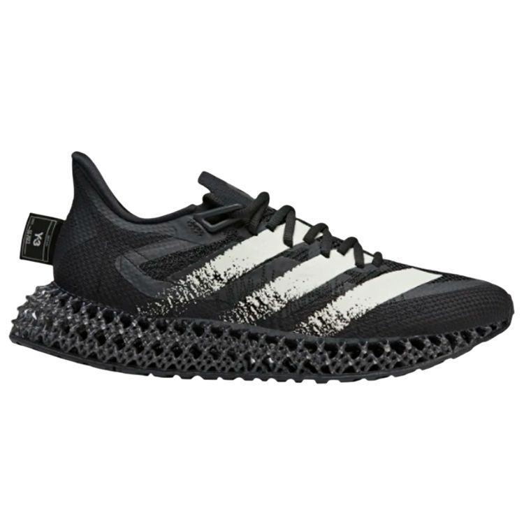 adidas Кроссовки унисекс Y-3 Runner 4DFWD черные с белым IE9396