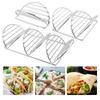 304 Stainless Steel Pancake Rack Multi-layer Pies Display Rack Portable Taco Tray Plates Taco