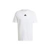 Adidas Future Icons Graphic Tee American Retro Letter Logo Print Sports Casual Round Neck Short Sleeve T-Shirt Men Tops White IS2854
