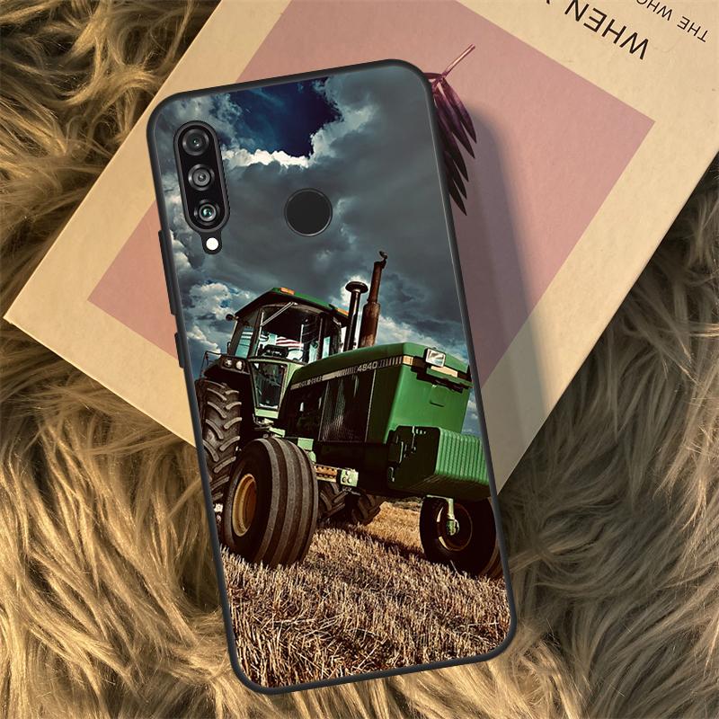 Чехол для телефона Huawei Nova 11i 12i 3i 7i 8i 9 10 SE Y60 Y61 Y70 Y72 Y73 Y90 Y91 P20 P30 P40 Lite с рисунком Фермерский трактор