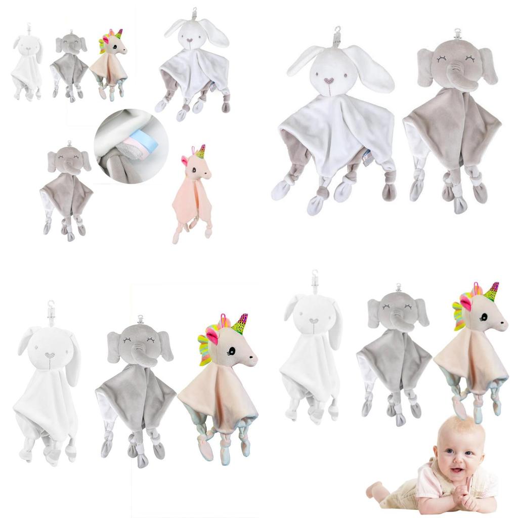 Bbsky Infant And Toddler Pacifier Blanket With Animal Design