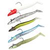 5PCS Soft Minnow Weight Head Wobblers Jig Lure 10g Silicone Baits Swimbait Easy Shiner Fishing Tackle Crank Hook for Bass Pike