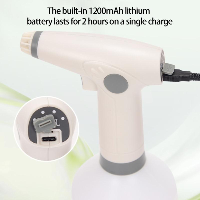 Large Capacity 1 Liter Electric Garden Sprayer Automatic Operations For Effortless Plant Irrigation And Home Cleaning Tasks