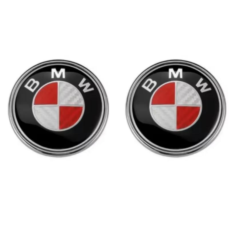 2pcs/set 82mm or 74mm for BMW X1 X3x30f34f36 car hood badge ABS badge accessories for car trunk.2 stuck feet