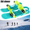 1 пара мини-лыж, коньки, короткие лыжные доски, регулируемые крепления, лыжная обувь для активного отдыха