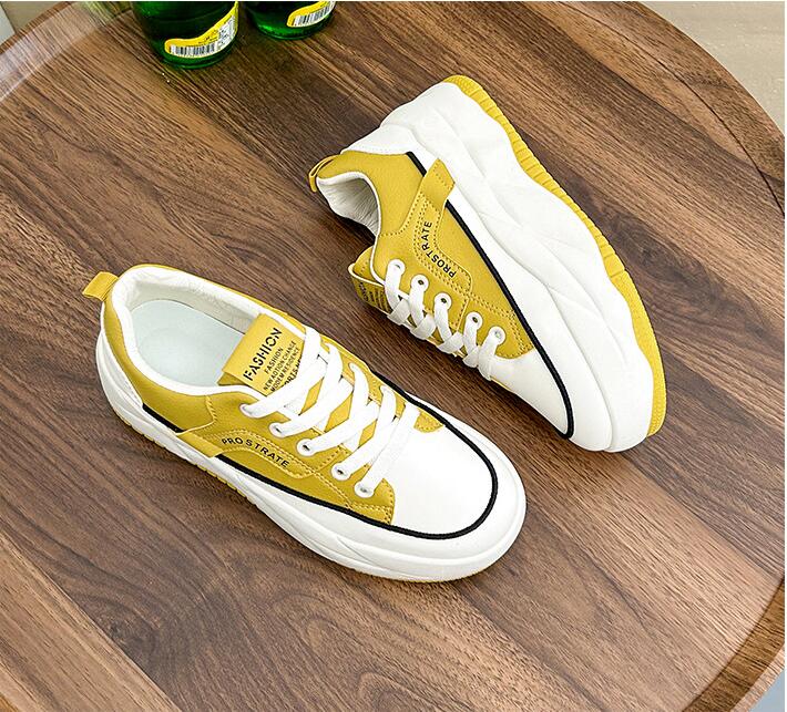 Новые кроссовки на платформе для женщин со шнуровкой, женские удобные кроссовки из вулканизированной стали для бега, спортивные кроссовки на толстой подошве