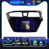 Android 14 Carplay Auto для Hyundai I20 RHD 2015 2016 2017 2018 Автомобильный радиоплеер Мультимедиа стерео Навигация 4G+WIFI Головное устройство