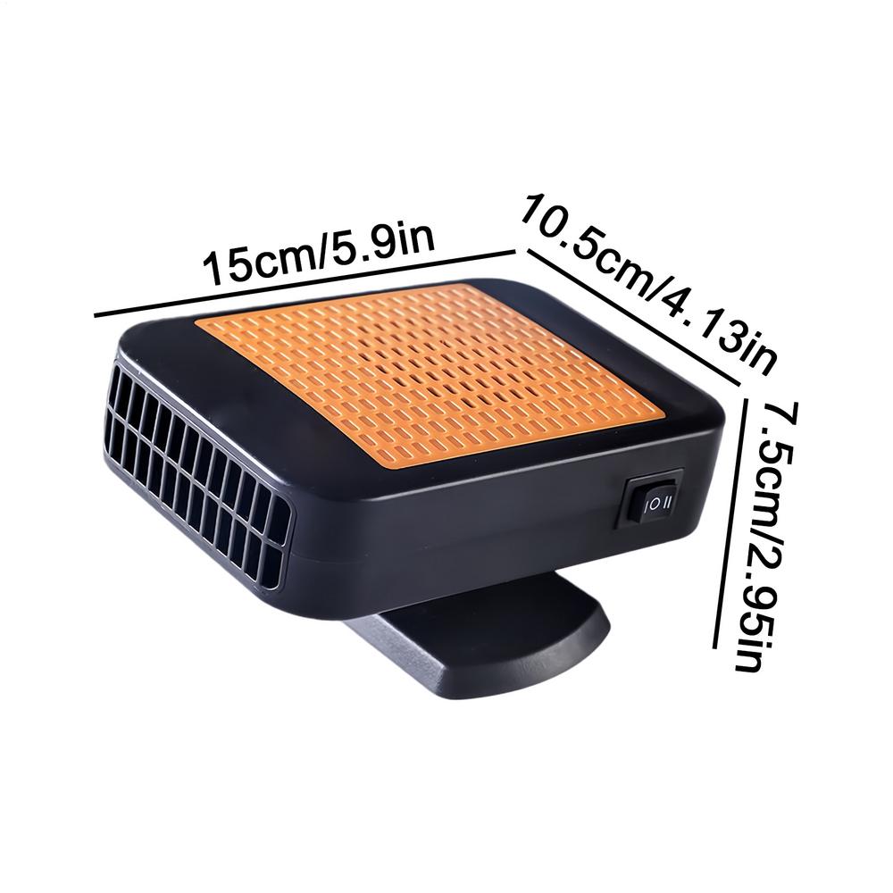 Автомобильные обогреватели для транспортных средств 12 В, 2 скорости, вращающееся на 360 градусов оборудование, автомобильный обогреватель-размораживатель для зимней холодной погоды, грузовиков, автодомов, приключений