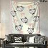 Sylus & Rafayel Wall Tapestry Aesthetic Wall Hanging Printed Fabric Blanket Decorative Tapestries for Bedroom Living Room Home Decor