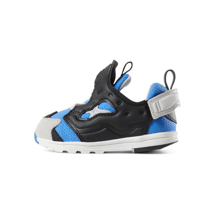 Reebok Кроссовки для бега Versa Pump Fury Athleisure Низкие Черно-синие для младенцев и малышей DV5407