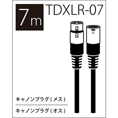 TRUE DYNA Кабель для микрофона TrueDyna TDXLR-07 (7 м XLR/XLR)