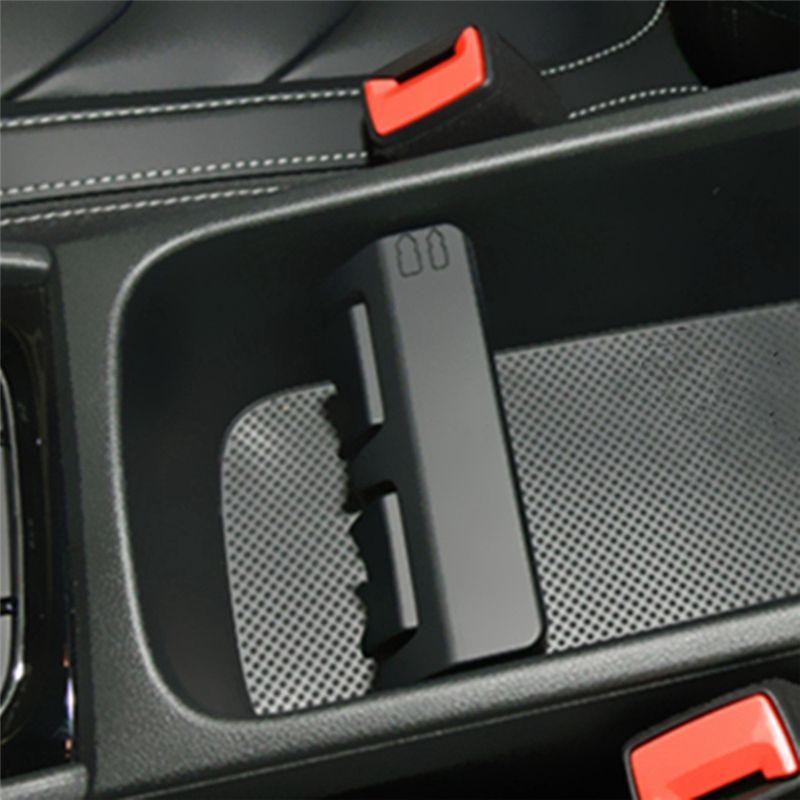 Durable-Central Armrest Cup Holder Partition Drinks Holder For Skoda Karoq Middle Aisle Storage Compartment Beverage Cup Holder