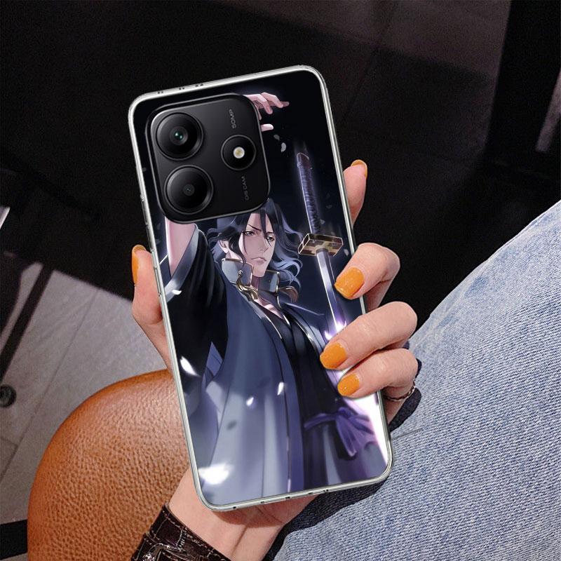Чехол для телефона Bleach Кучики Бьякуя для Xiaomi Redmi Note 15 14 13 12S 12 11 Pro Plus 14S 11S 11E 10 10S 11T 5G Персонализированная обложка