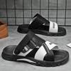 Fashion Slippers For Home Man Indoor Outdoor Driving Mans Casual Sandal Beach Wear-resistant Trendy All-match Men's Shoes Popular Model