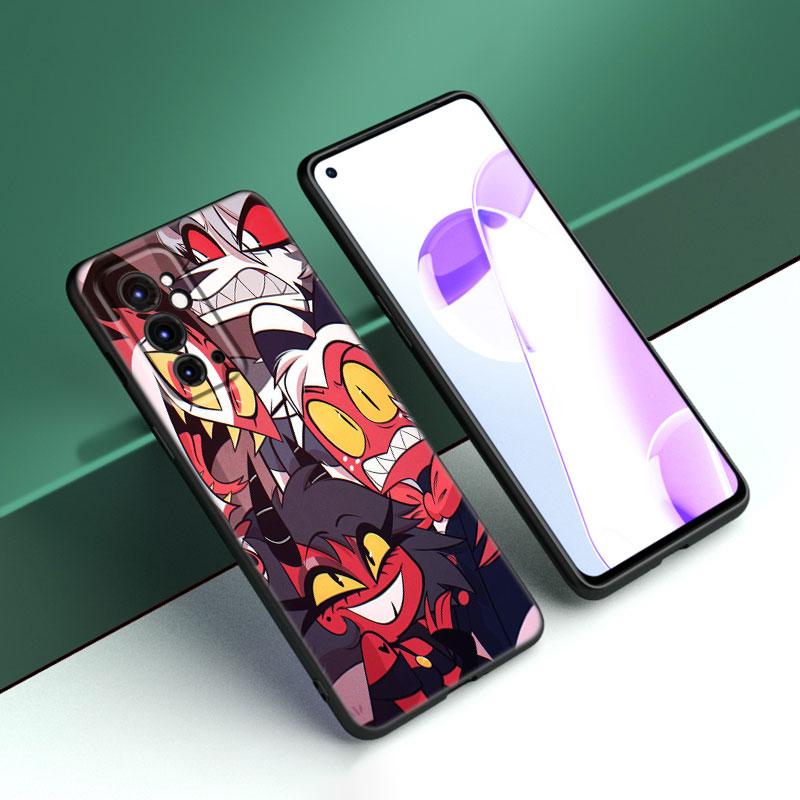 Аниме Чехол для телефона Helluva Boss из черного силикона для OnePlus 9 10 11 12 ACE 2V Pro 9RT 10T 10R Nord CE 2 3 Lite N10 N20 N30 5G