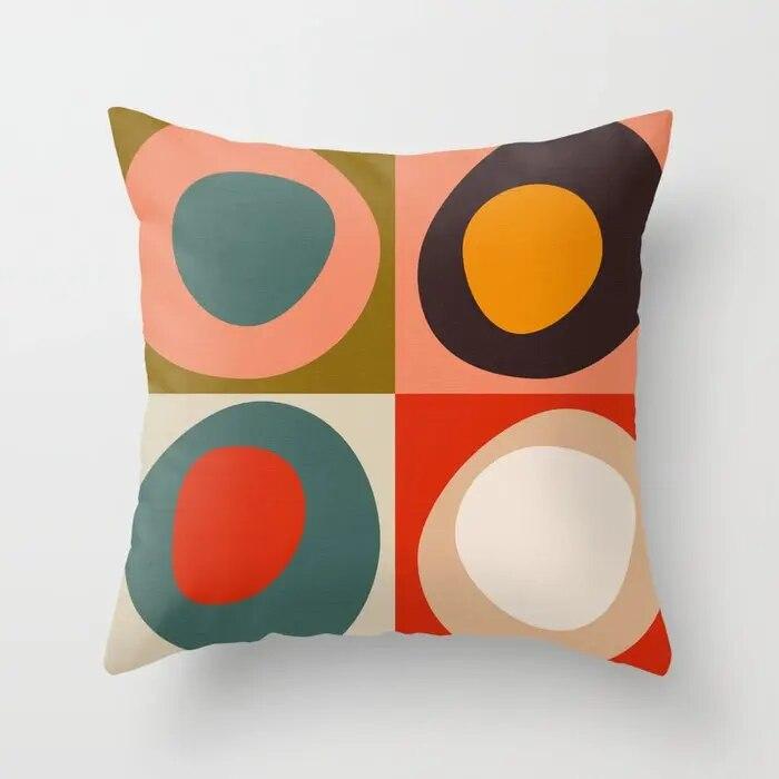 Спальня Гостиная Декор абстрактный узор диван подушки наволочки дома