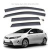 Дефлекторы боковых окон (ветровики) Toyota Auris 2013-2016: Дефлекторы окон
