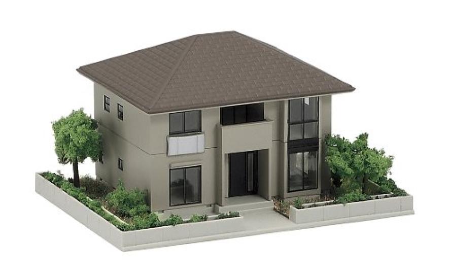 KATO Дом с садом N-колеи 2 коричневый 23-404A принадлежности для моделей железной дороги