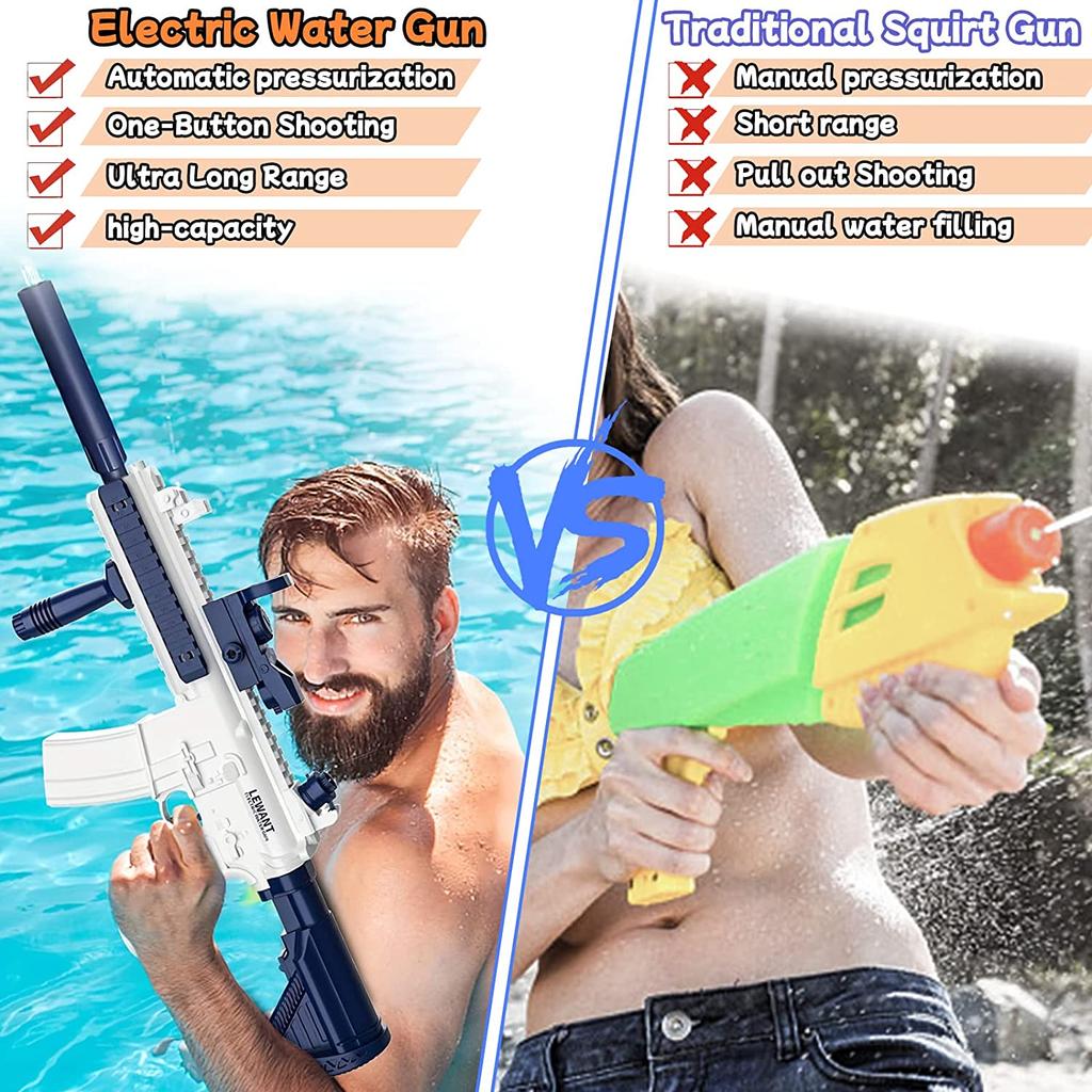 M416 Игрушка с водяным пистолетом, играющая с водой весной и летом, игрушки для взрослых и детей, электрические автоматические пистолеты высокого давления непрерывного запуска