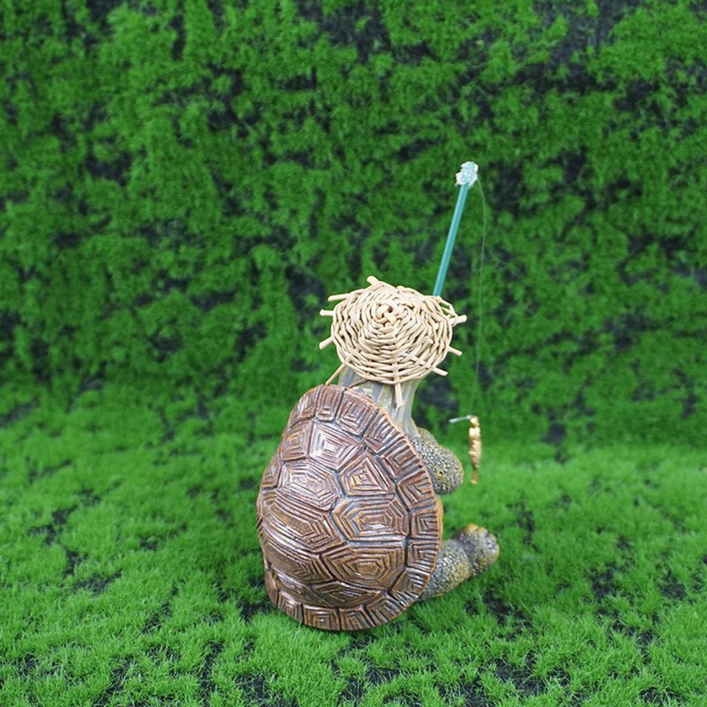 Реалистичная смоляная скульптура черепахи, животное украшение для газона, крыльца и внутреннего убранства, статуэтка животного