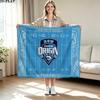 NSW Blues State of Origin Print Flannel Blanket High Quality Warm Comfortable Cover for All Seasons Perfect for Gifts Home Decor