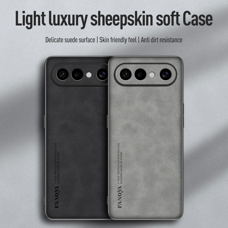 PU Leather Sheepskin Feeling Phone Case For Vivo X300 FE Protective Cover Matte Fundas Coque Capa