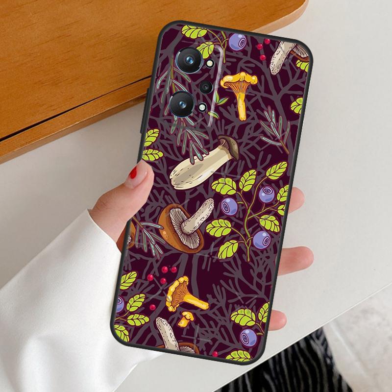 Чехол Wild Forest Mushroom для Realme GT7 GT6 15 Pro 10 11 12 13 14 Pro Plus C65 C63 C61 C55 C51 C53 C35 C75 C67