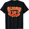 Винтажная футболка Burnin Up Flames