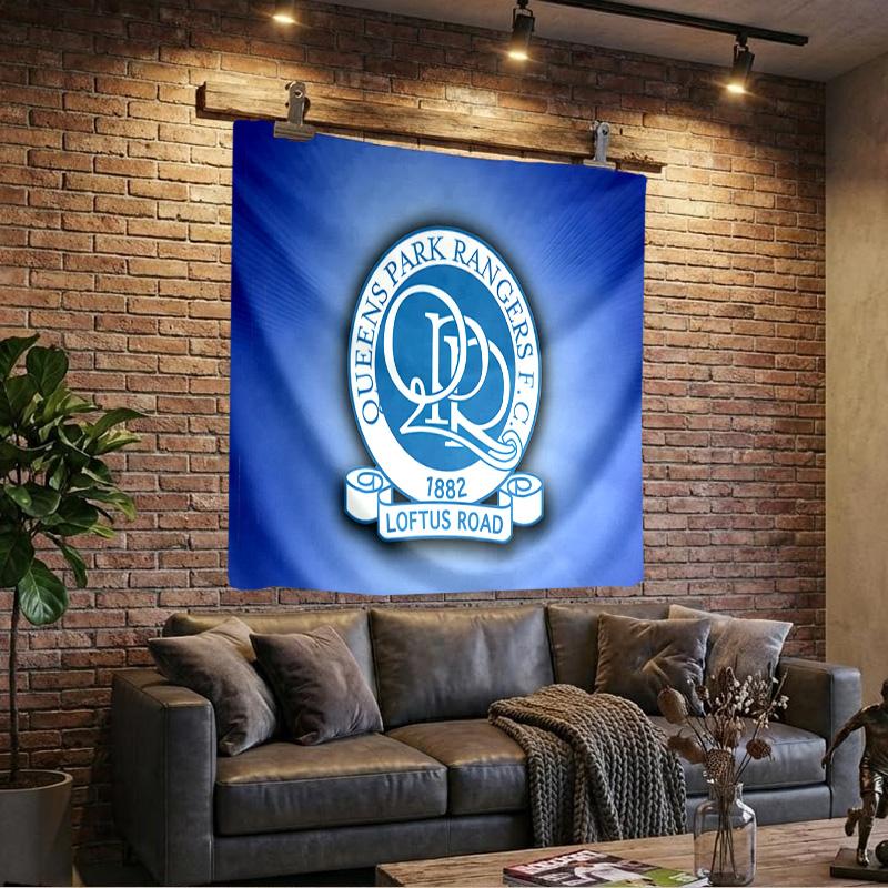 Queens Rangers Football Tapestry Playroom Tapestry, Accessories for Bedroom,Livingroom, dormitory Room Wall Decor Fan Birthday Gifts