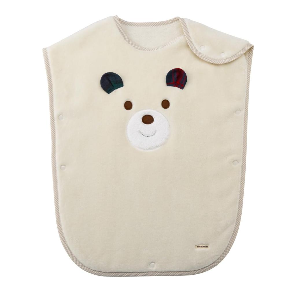 MIKI HOUSE HOT BISCUITS Cotton Sleeper Gift Set for Boys and Baby Baby One Includes Box Girls, Clothes, Gift, Ivory, Size, 74-9905-493,