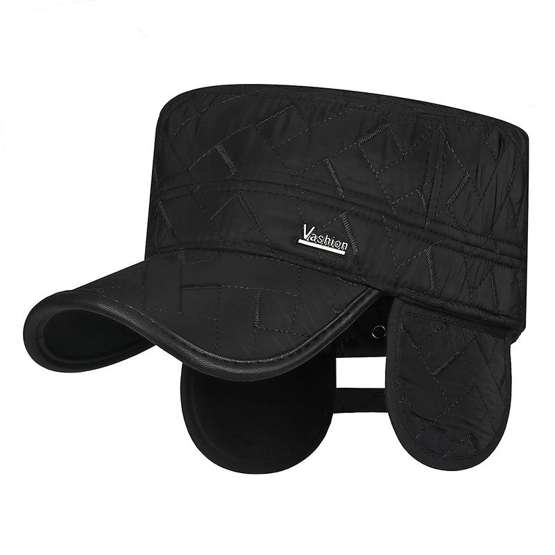 Northwood Зимняя утепленная сетчатая шапка с плоским верхом, защитой ушей и ветрозащитной хлопковой шапкой с уплотнителем сзади