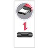 3-в-1 USB-кабель, USB на 3x Type-C Разъем Шнур питания Провод Быстрая зарядка Зарядная линия Удлинительный кабель